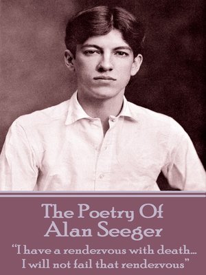 cover image of The Poetry of Alan Seeger